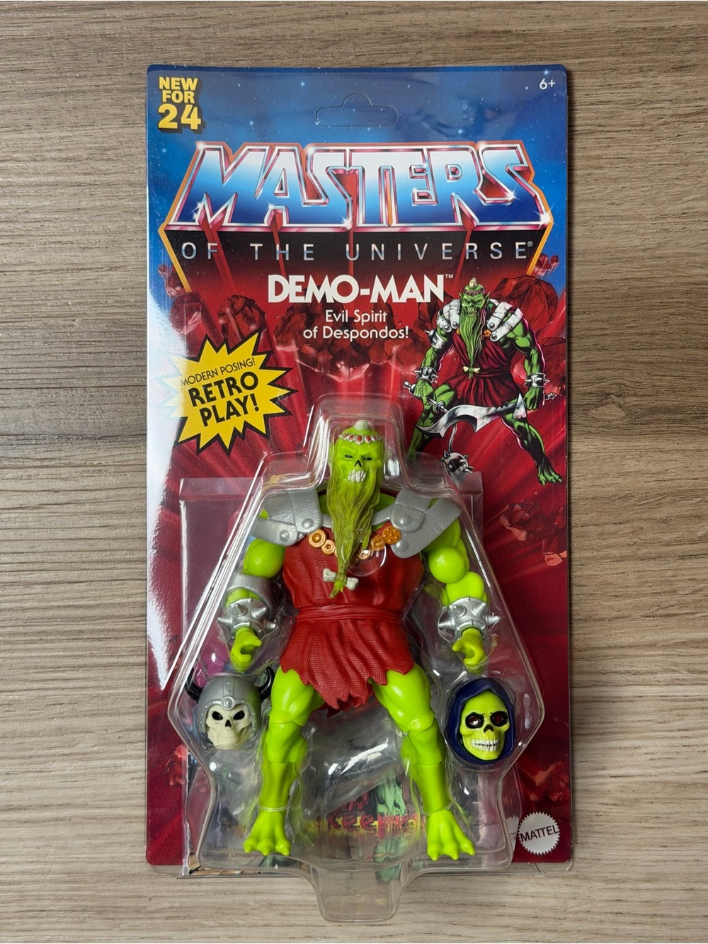 Masters of the Universe Demo-Man Action Figure - Green & Red